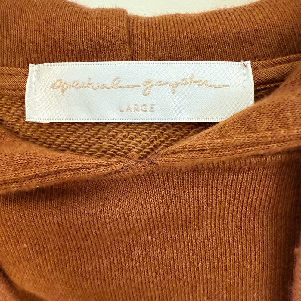 🧘‍♀️ Spiritual Gangster Love Script Harper Hoodie – Dune – Size Large NWT - Picture 9 of 11